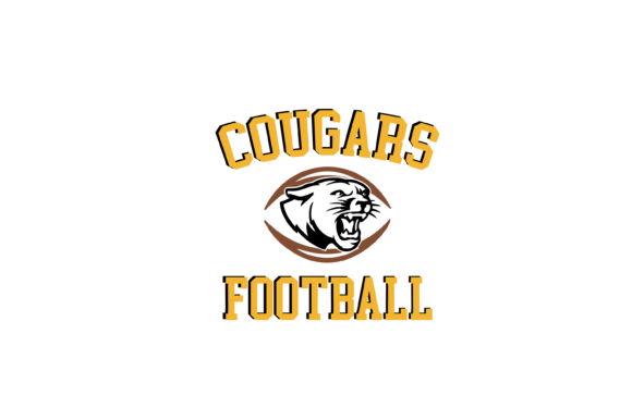Cougars Football Mascot SVG for Graphics & Crafts