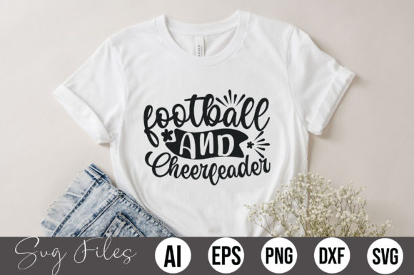 Football and Cheerleader Graphics for Crafts