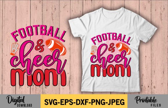 Football Cheer Mom Sublimation Graphics & Crafts