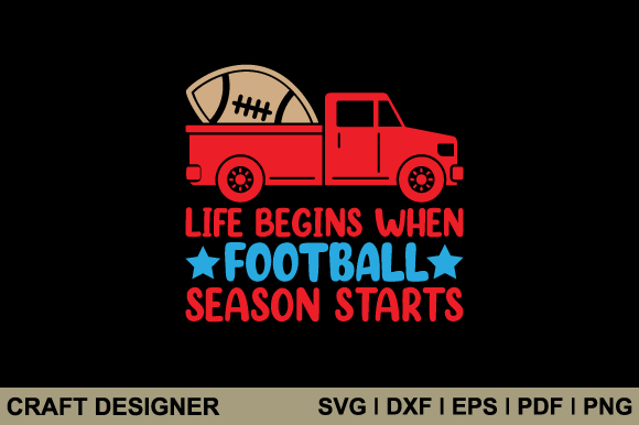 Football Season Graphics for Crafts