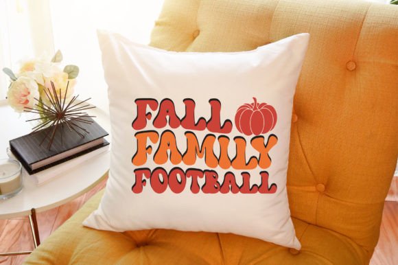 Retro Fall Family Football Svg: Graphics for Crafts