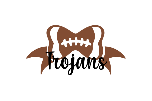 Trojans Football Bow: Graphics & Crafts Review